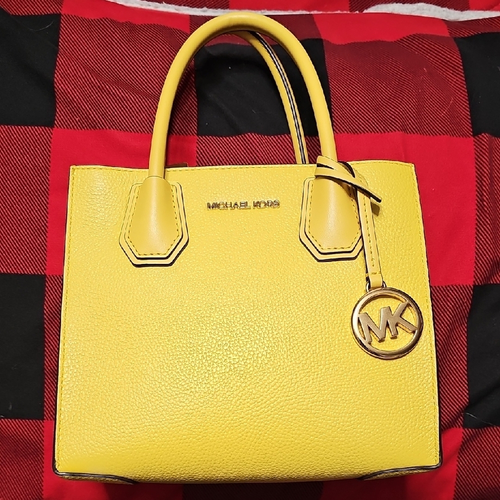 Michael Kors Yellow Tote Bag